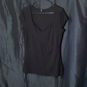 Express Large Black short Sleeve Top